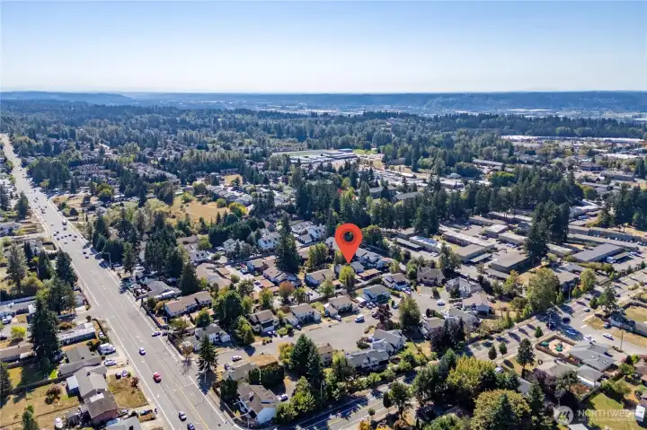 Super close to shopping, dining, Hwy's and public transportation.