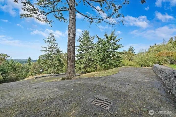 view from Lot B towards Lot A