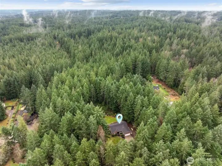 Enjoy a private sanctuary with the convenience of being just minutes from Hwy 16.