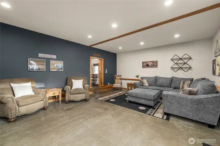 Spacious living room.