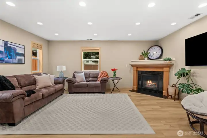 Grand proportions and a cozy hearth—the perfect setting for making memories