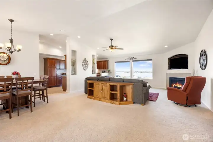 Living room with amazing views