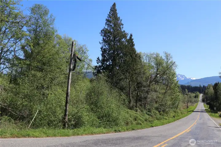 Located at the corner of Hwy 9 and Doran Rd...this would be the SW corner, and looking east