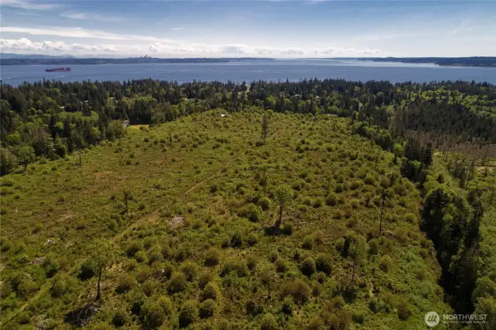 Aerial view of two parcels off Phillip Drive Aerial view of two parcels off Phillip Drive