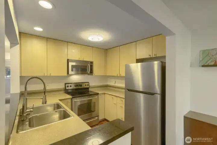 Stainless steel appliances stay!