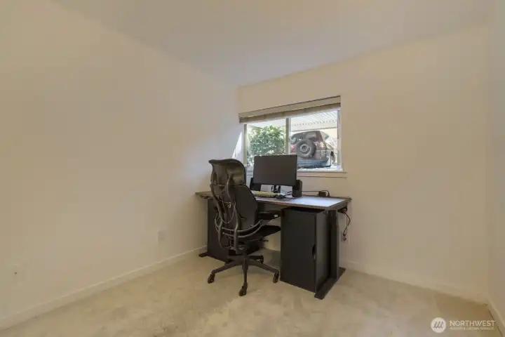 Second bedroom has served well as a home office.