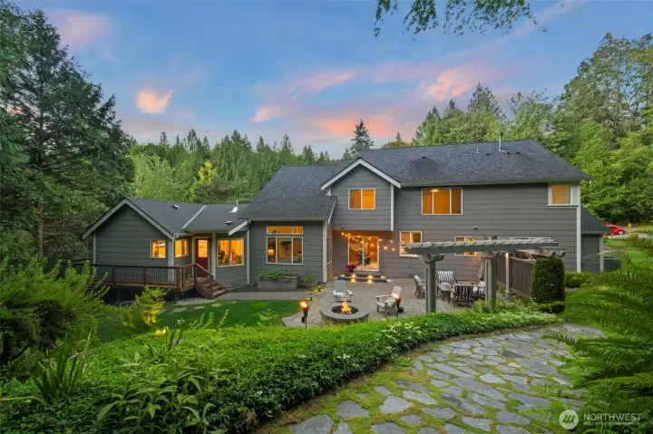 Stunning Park-Like Setting on Almost a Full Acre