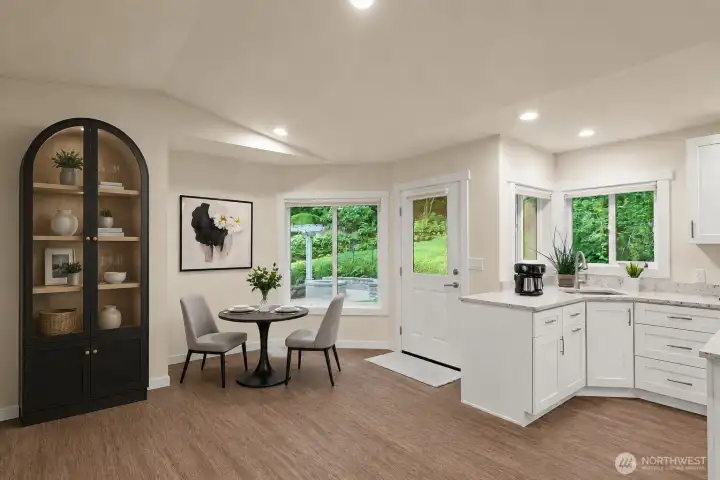 Virtually Staged Secondary Suite Dining Space