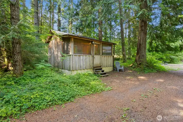 Smaller of the two cabins