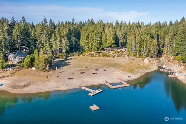 Maggie Lake. Looking at community park.