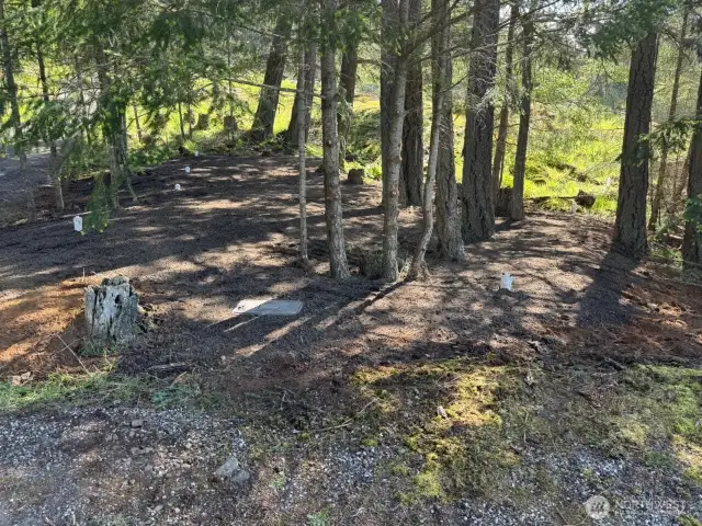 newly installed 3 bedroom septic drainfield