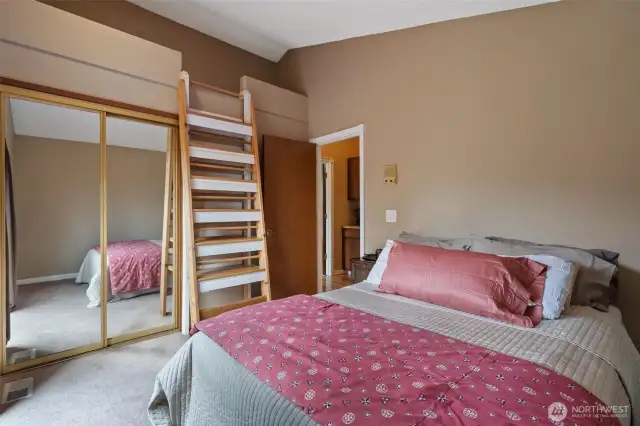 Bedroom 1 Vaulted with loft area