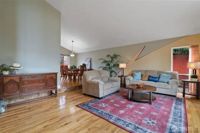 Vaulted living Room