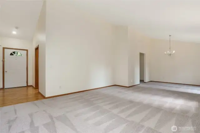 Living/Dining Room with access to deck.