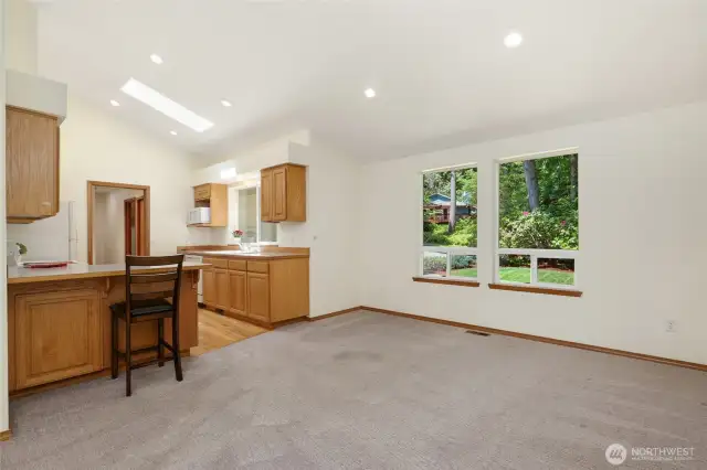 Family Room with view to front yard.