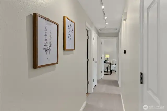 All bedrooms on same floor.
