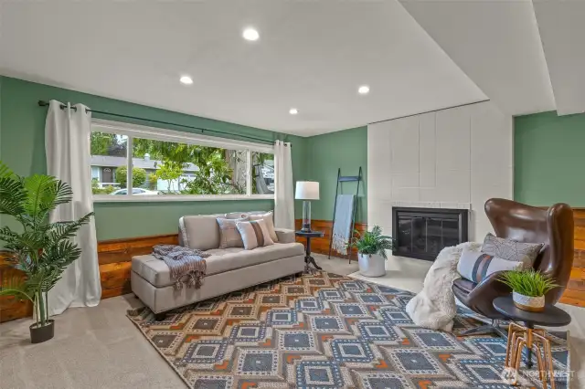 Downstairs bonus room.