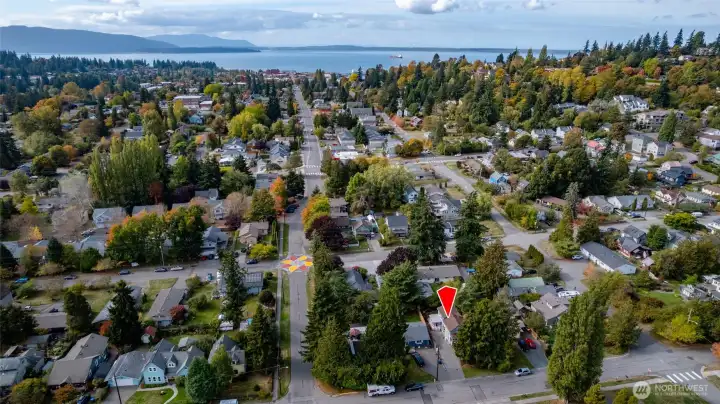 Home is about 1/2 mile from Fairhaven