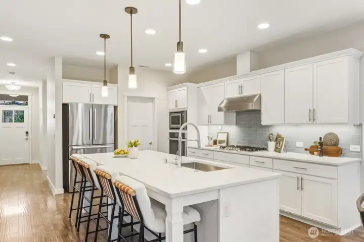 Tons of counter space and storage