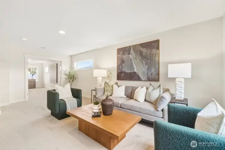 Generous spaces- the whole home feels spacious