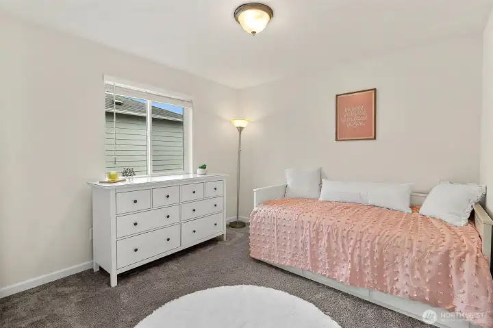 Three additional bedrooms for guests, office, or hobbies.