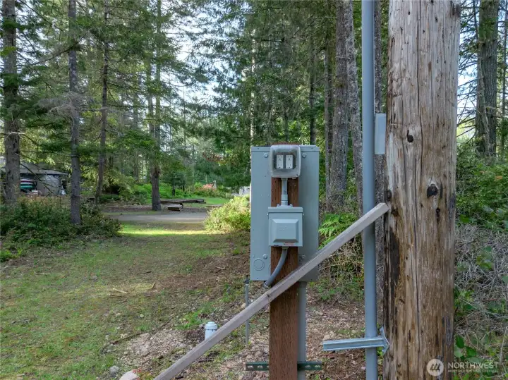 Temp Power, 2 bedrooms septic, and water ready!