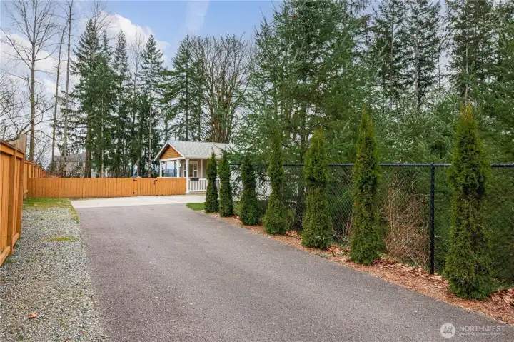 House exterior and driveway.