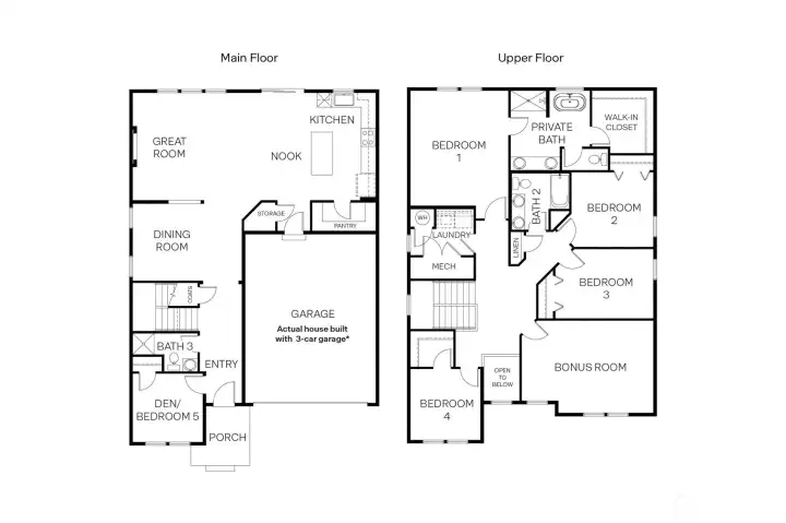 The Ashland floor plan.