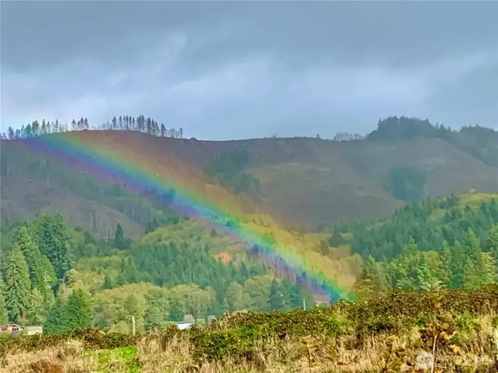 Rainbow over the valley