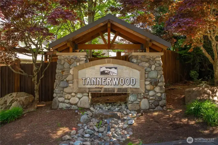 Tannerwood community entrance.