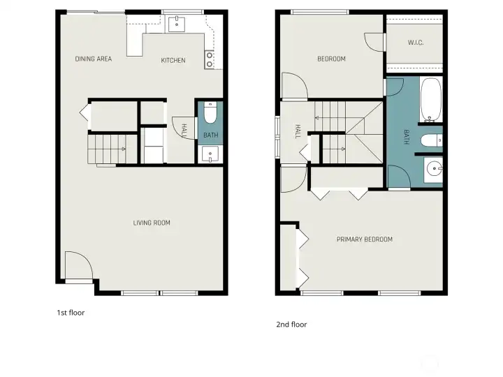 Floorplan of 5311 188th St. SW, Unit C-10.