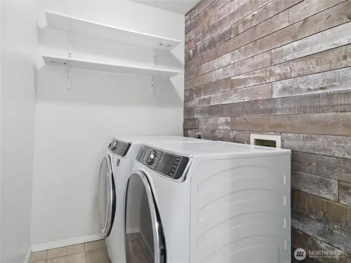 Washer and dryer included
