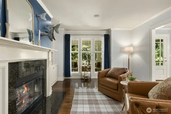 View 2 of the parlor/office