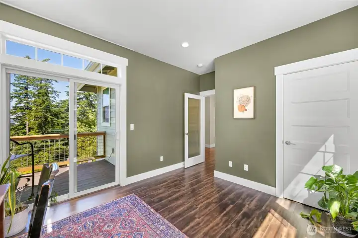 Bedroom or home office, whatever works best!