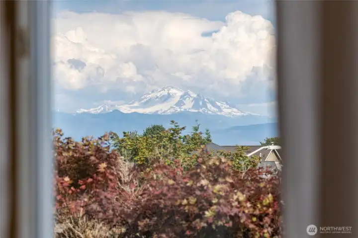 View of Mt Baker from Primary Bedroom