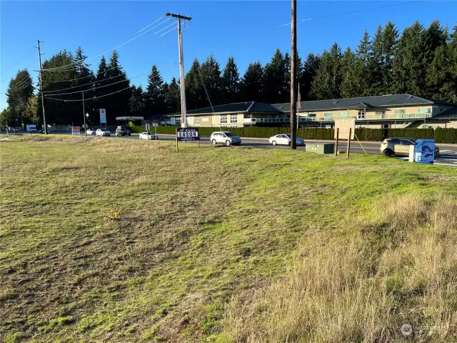 LOOKING FROM Rich Rd to Yelm Hwy