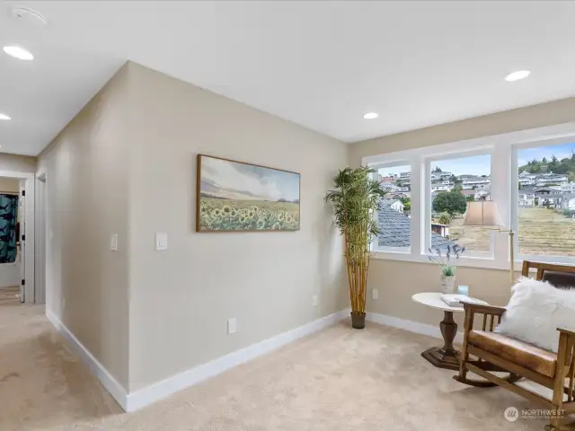 Loft upstairs - so many potential optional uses.