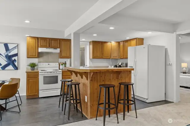 Downstairs Kitchen.