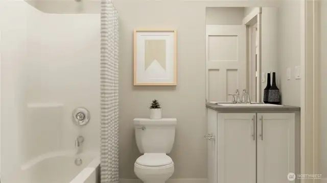 Upstairs main Bathroom