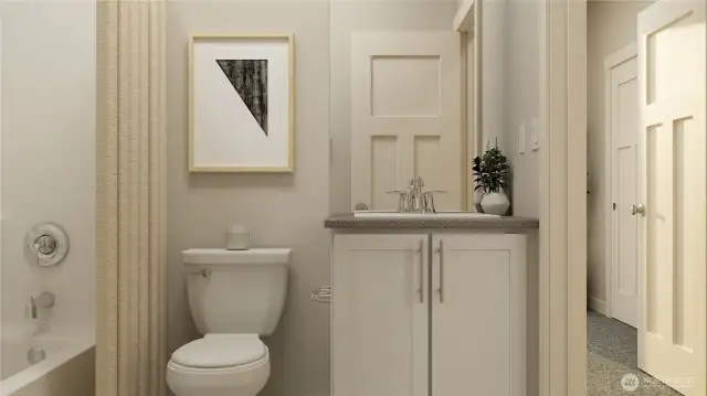 Upstairs main Bathroom