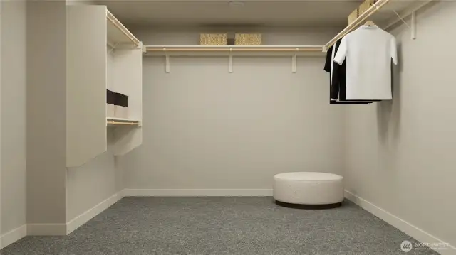 Primary Walk In Closet