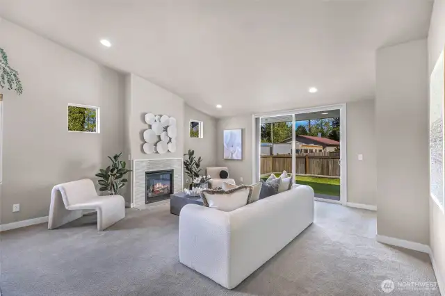 Gas fire place