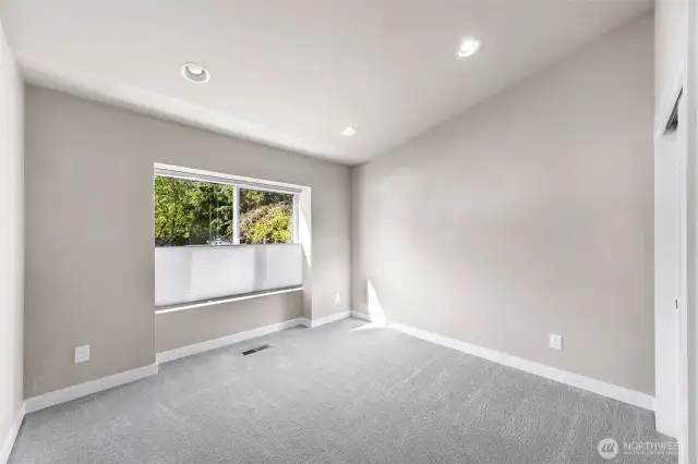 High end window treatments throughout the house.