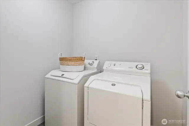 Added bonus: Upstairs utility room is great and convenient.