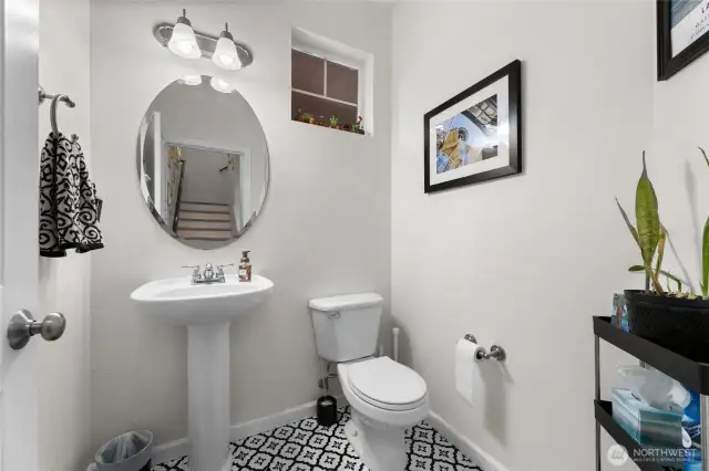 Half bath on main