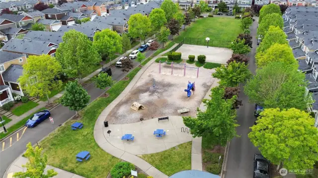 The park is right across the street
