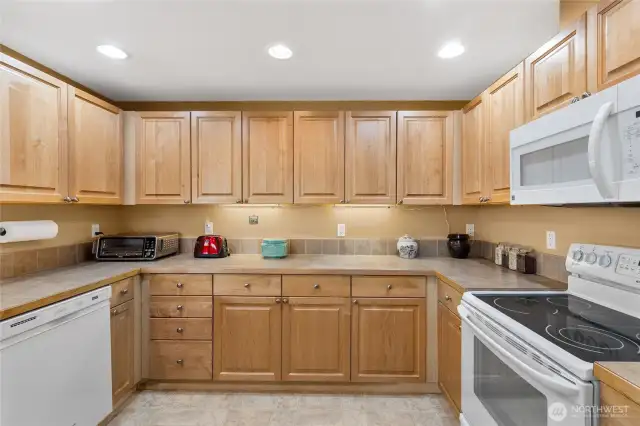 Tons of Counter And Cupboard Space