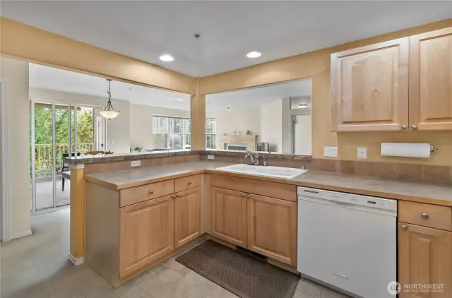 Kitchen To Dining Area View