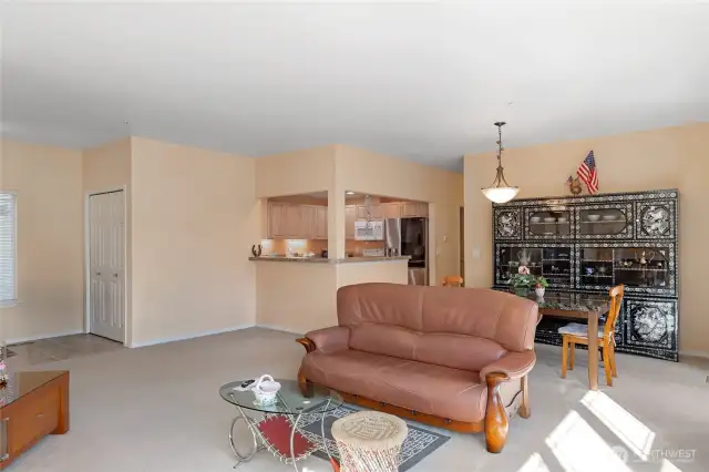 Living Room to Kitchen View