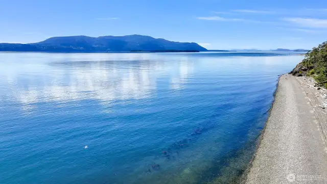 Run of shoreline